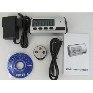 mini Desk Clock Camera with Motion Detection Alarm Clock DVR camera
