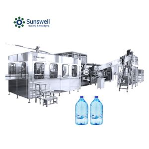 Plant Mineral Water Bottle Filling Machine 5L Fully Automatic Water Filling