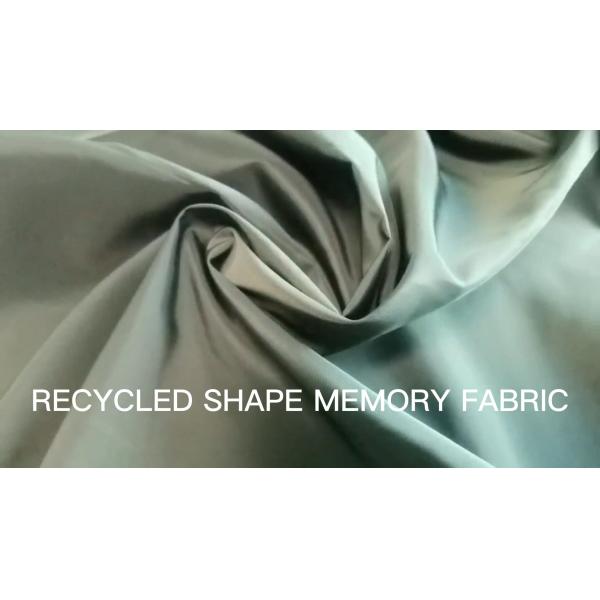 75D twill recycled polygonal memory twisted fabric is durable for windbreaker