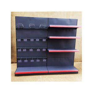 Custom Grocery Store Garage 4 layers Display Shelves Racks