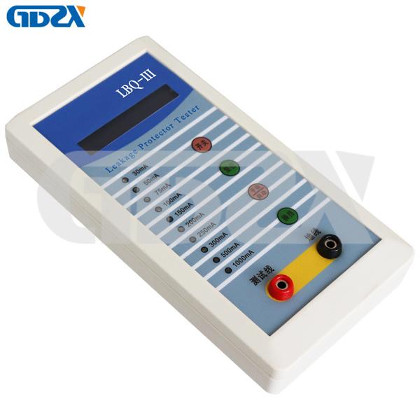 Quality LBQ-III Handheld Leakage Protector Tester Single Phase / Three Phase Leakage Switch Tester for sale
