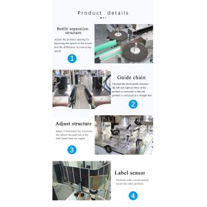 FK911 Automatic Front And Back Bottle Labeling Machine For 15mm Bottles And Its