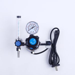 Argon Regulator With Flowmeter for TIG Welder MIG Welding CO2 Pressure Gauge
