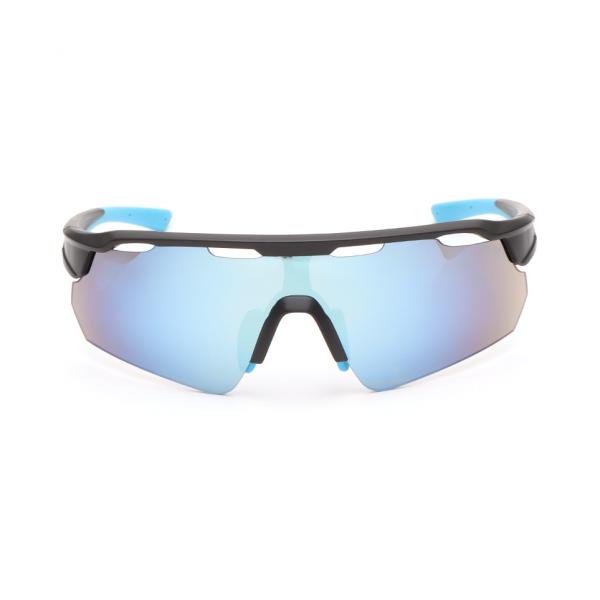 Quality UV Protected Mirror Lens Winter Cycling Glasses Polarized Half Rim For Man for sale