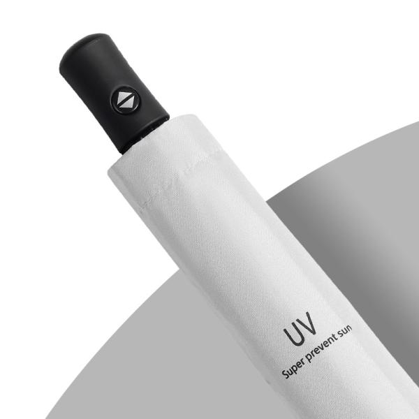 Polyester Open Fully Automatic Windproof 3 Folding Anti-UV Umbrella with Customized Logo