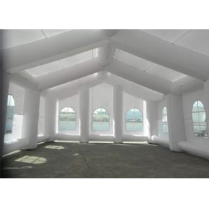 Anti - Ruptured Inflatable Event Tent Air Sealed Roll Up Doors Windows