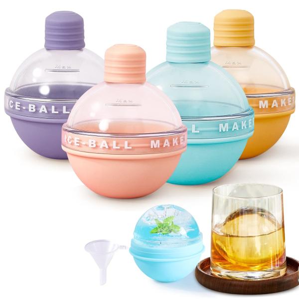 DIY Whiskey Silicone large round ice Ball cube Mould