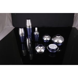 hand lip crystal pump empty square white Screen Printing Airless 30ml Cosmetic