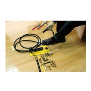 DL-1232-5 Pedal Hydraulic Pressing Tool Sliding To Connect Pipe Installation