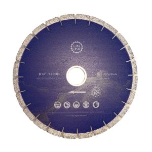 Granite Stone Cutting Disc 14'' Non-slient Blade with Lazer Bridge Blade Machine