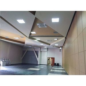 Portable Soundproof Movable Partition Wall with Dupont POM Rollers and Top and