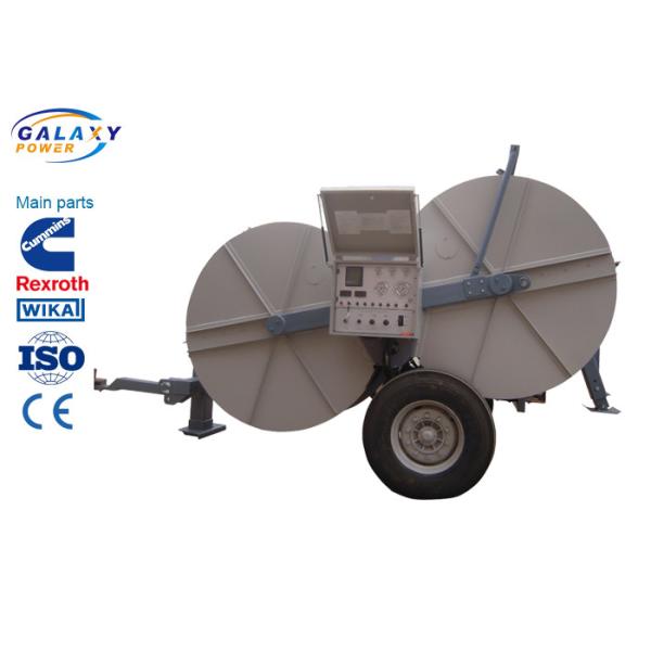 Quality 173hp Transmission Line Stringing Tools , Manual Brake Hydraulic Cable Puller for sale