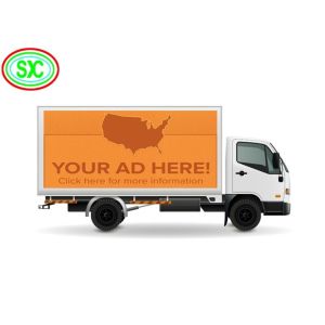 Waterproof Mobile Truck Led Display , Hd Advertisement Led Mobile Billboard