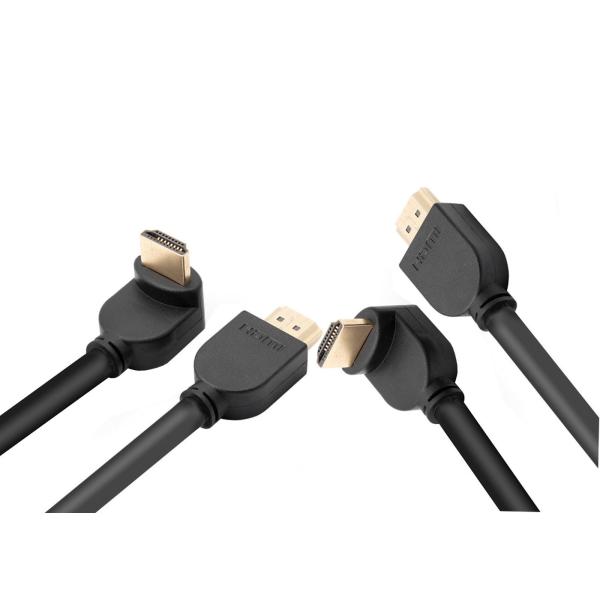 1500mm Right Angle HDMI Overmolded Cable Assemblies