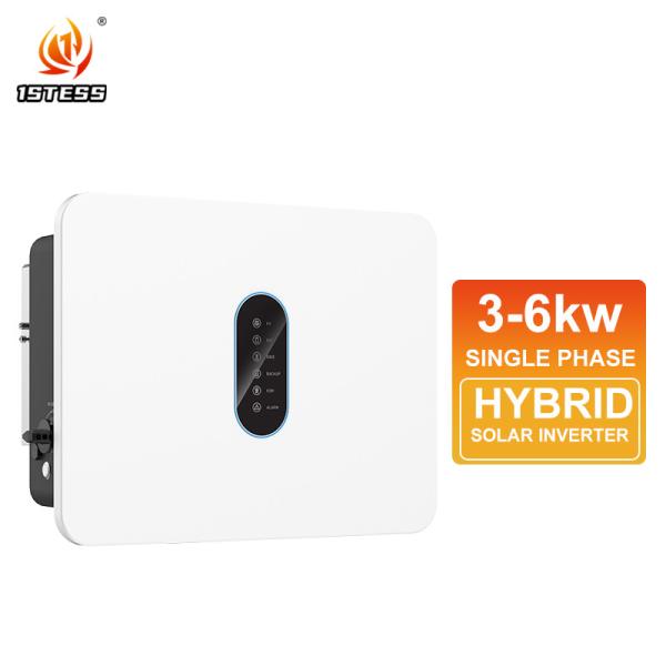 IP66 Single Phase 360V 3kw 3.6kw 5kw 6kw Hybrid Solar Inverter Pure Sine Wave On