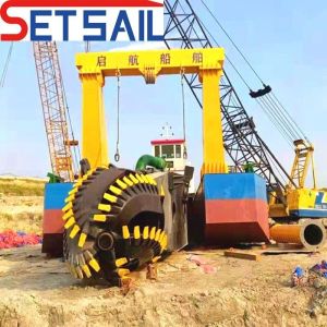 Rexroth Hydraulic Cutter Suction Dredger with Diesel Engine Maximum Dredging