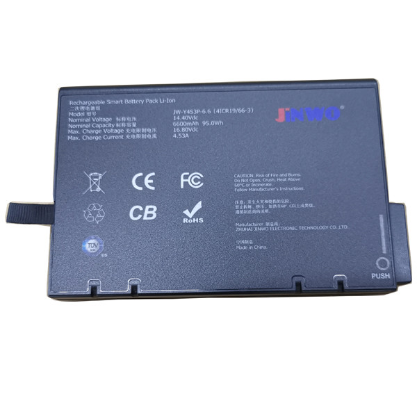 Jinwo Battery 14.4V 6600mAh for Artisan Pms Lasair II 310 Hamilton C2, C3 for