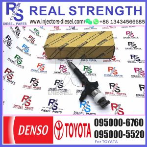 Common Rail Fuel Injector 23670-30140 095000-6760 for 1KD/2KD-FTV