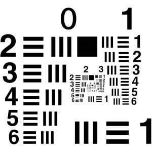 Wholesale Digital Camera Resolution Test Chart Transparent USAF 1951 Target Standard from china suppliers