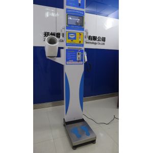 Coin Operated Weighing Scale With Body Fat Analyzer Automatic Measurement