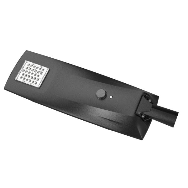 20W 30W Integrated Solar Street Light With 18650 Lithium Battery 12V 30 Ah