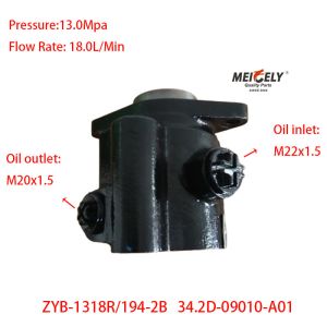 China Stock New Dongfeng Jiatai ZYB-1318R/194-2B Power Steering Pump on sale