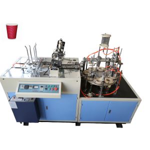 Wholesale Ripple Double Wall Paper Cup Sleeve Machine High Production With Ultrasonic Heater Sealing from china suppliers