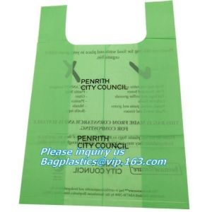 Wholesale Singlet Vest Carrier Plastic Biodegradable Shopping Bag With EN13432 Certificated, Vest Carrier Plastic Shopping Bags from china suppliers