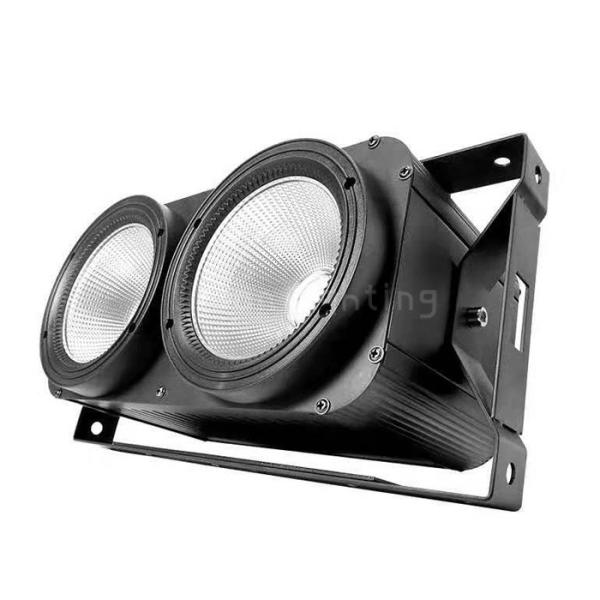 Quality 2019 New Arrival 2X100W 2 Eyes RGBW 4in1 COB LED Audience Stage Blinder Light for sale