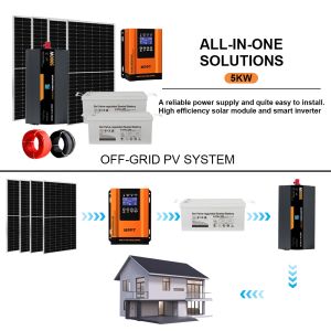 China 5KW Complete Off-Grid Solar Power Kit for Home Use | All-in-One System with Battery & Inverter on sale China 5KW Complete Off-Grid Solar Power Kit for Home Use | All-in-One System with Battery & Inverter on sale