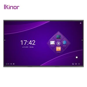 Miracast Electronic Digital Whiteboard Screen For Online Teaching 75 Inch