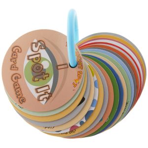 Grey Cardboard Custom Flash Card OEM Logo Cognitive Flashcard Printing