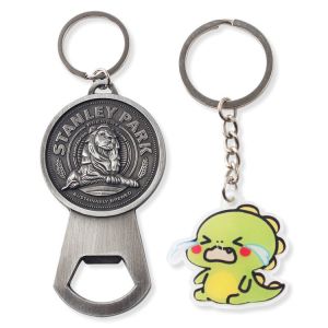 Custom Metal Enamel Keychain Engraving Key Chains Small Keychain Rings