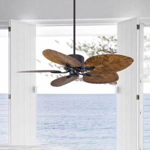 Factory New Product Home Decorative 52 Inch ABS 5 Blades Palm Leaves Household
