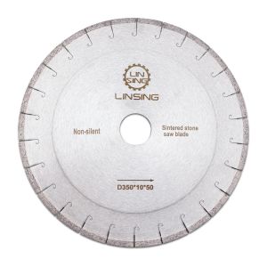 High Frequency Brazed Diamond Saw Blade D350mm for Cutting Dekton Marble