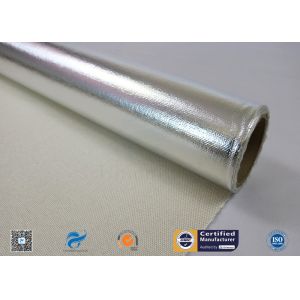China Wateproof And Fireproof Aluminum Foil Coated Fiberglass Fabric on sale