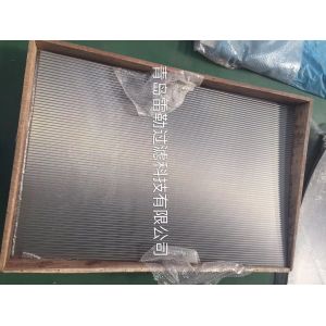 Flat Panel Wedge Wire Sieve Filters For Solid - Liquid Separation / Chemical