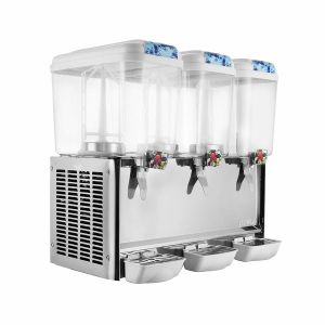 18 L X 3 Cooling and Mixing Beverage Cold Drink Dispenser Machine For Party