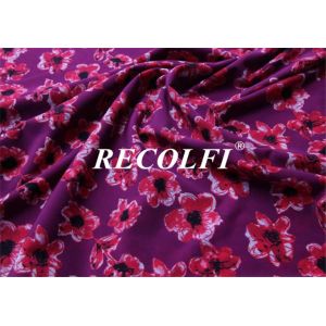 Ice Cold Spandex Nylon Repreve Swimwear Fabric Weft Knitted Digital Printed