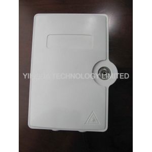 2 / 4 Core FTTX Outdoor Fiber Termination Box Wall Mount With PC / ABS Material