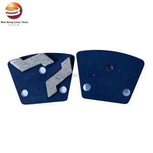 Two Wave Segment Diamond Tooling Floor Grinding Shoes