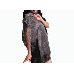 Custom jacquard acrylic Acrylic Knit Scarf / Warm Winter Wraps Shawls