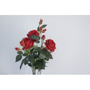 PU Artificial Brocoli Rose Real-Touch Feeling