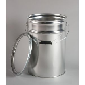 Customizable Tinplate Pails with Smooth Surface Customized Printing and Crown