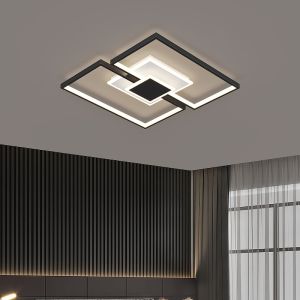 Modern LED Ceiling Light Simplicity Fashion Geometric Light luxury Black Gold