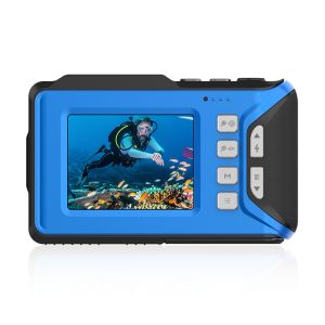 5 Meter 2.7" Waterproof Camcorder 4k 30fps USB Connector Dual Screen