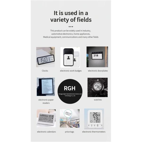 E Ink Display Electronic Label Paper 3.52 Inch Flexible AM EPD