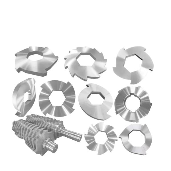 Plastic Pet Bottles Rubber Recycling Machinery Granulator Blade Crusher Blades