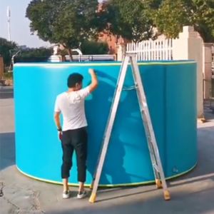 Wholesale Foldable Easy Clean Drop Stitch Inflatable Swimming Pool DWF Family Swimming Pool from china suppliers