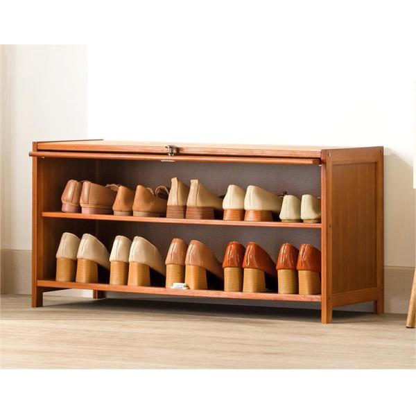Customized Slim Bamboo Wooden Shoe Cubby Storage Cabinet